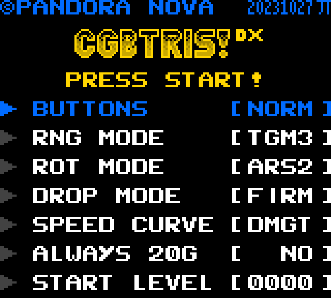 GBC Title Screen